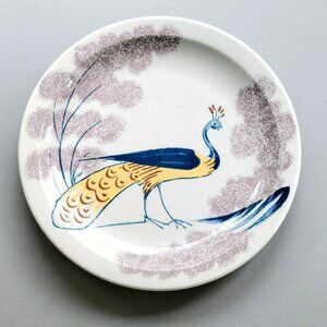 Vintage Homer Laughlin Chownings Tavern Dinner Plate Peacock Restaurant Ware USA